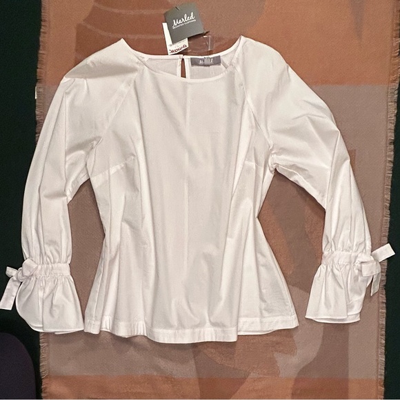 Marled Tops - NWT Marled white blouse, M